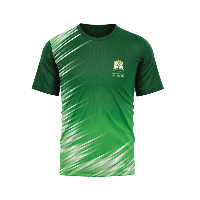 Pinnacle College Waterfall - Primary & 2nd Team Soccer Round Neck