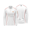 The Wanderers Cricket Club - Long Sleeve Golfer White