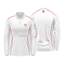 The Wanderers Cricket Club - Long Sleeve Golfer White