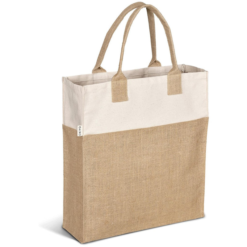 Dual Jute & Cotton Tote