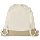 Jute & Cotton Drawstring Bag