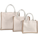 Midi Jute & Cotton Tote
