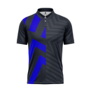 Moisture Fit Golfer Half Star Blue