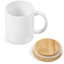 Bamboo & Ceramic Sublimation Coffee Mug - 330ml