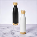 Stainless Steel & Bamboo Vacuum Water Bottle – 500ml
