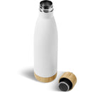 Stainless Steel & Bamboo Vacuum Water Bottle – 500ml