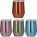 On the go Stainless Steel & Plastic Double-Wall Tumbler - 350ml