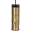 Stainless Steel & Plastic 2-In-1 Tumbler - 435ml