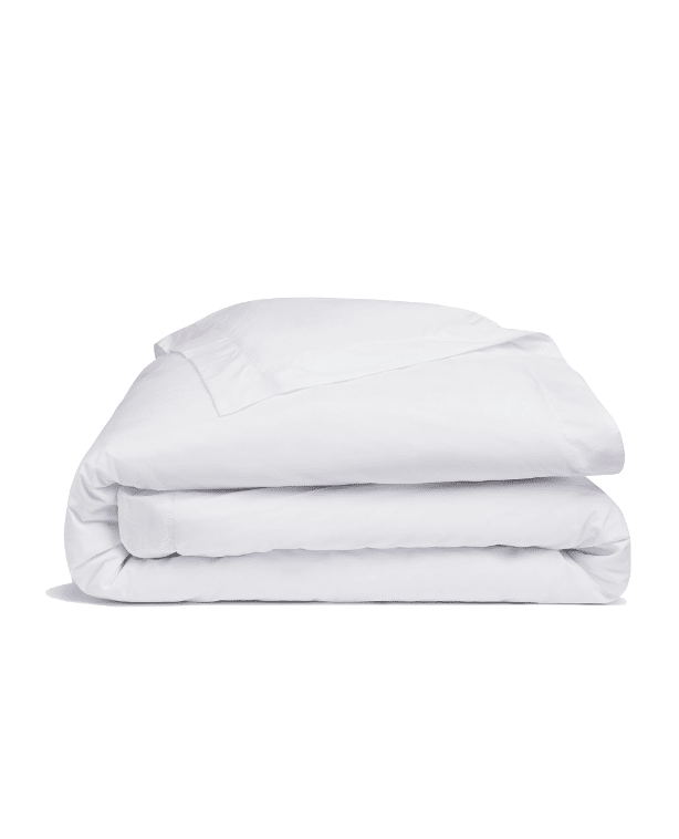 Lux Oxford White Duvet Cover with Flap Poly Cotton 144 TC