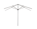 FRAME ONLY - EVERYDAY RANGE PARASOL 2M