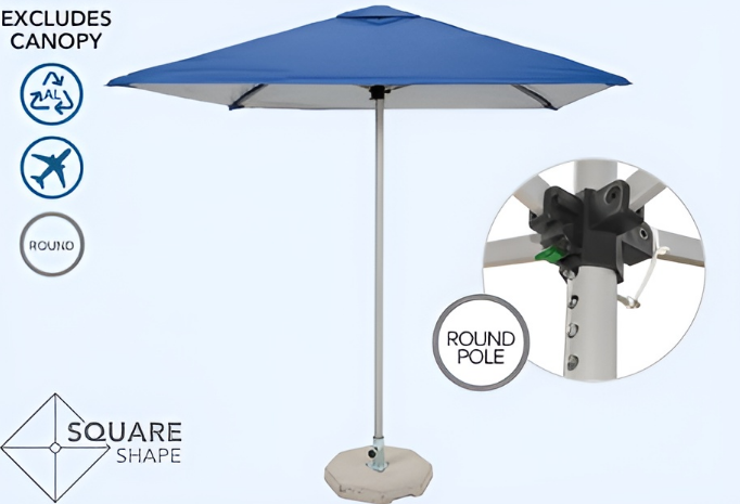 FRAME ONLY - EVERYDAY RANGE PARASOL 2M