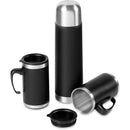 Stainless Steel Vacuum Flask & Mug Set