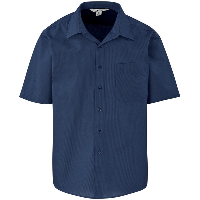 Mens Short Sleeve Micro Check Shirt