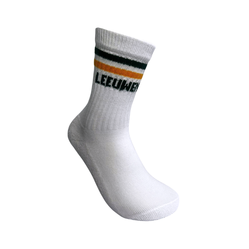 Hoërskool Leeuwenhof - Short White Knitted Socks