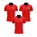 Laerskool Risiville - Student Red Shortsleeve Golfer (COMBO SPECIAL X3)