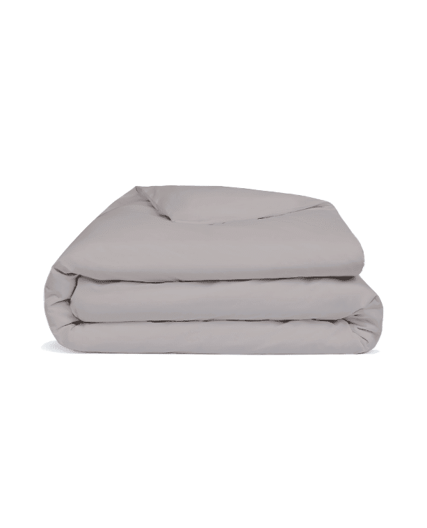 LUX Light Grey Duvet Cover with Flap · 100% Cotton · 300 TC