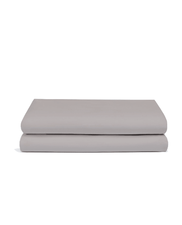 LUX Light Grey Flat Sheet · 100% Cotton · 300 TC