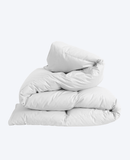 Duvet Inner - Casing is 100% Cotton Down Proof, down proof means that the 100% is coated with a special finish to prevent the fibres from coming through the fabric.