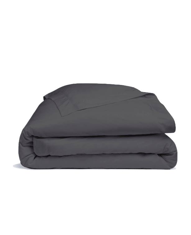 LUX Oxford Slate Duvet Cover with Flap · 100% Cotton · 300 TC