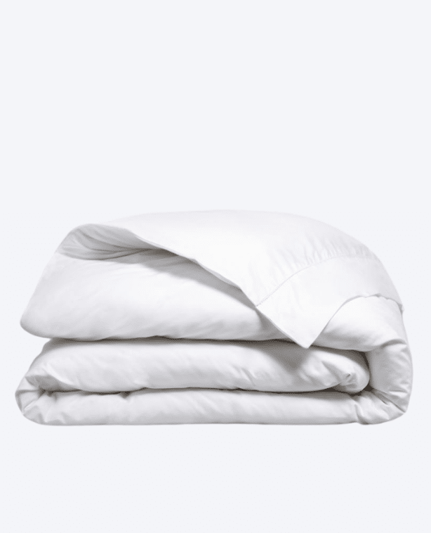 LUX Oxford White Duvet Cover with Studds · Cotton Rich Percale · 200 TC