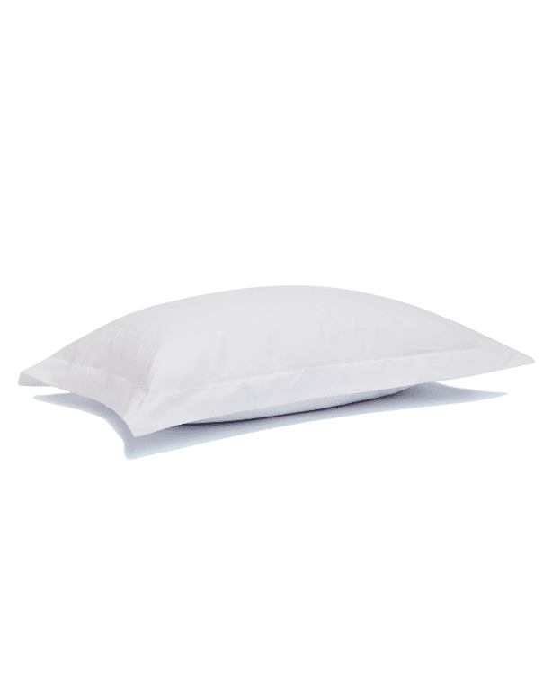 LUX PAIR OF Oxford White Pillowcase · 50/50 Poly Percale · 200 TC