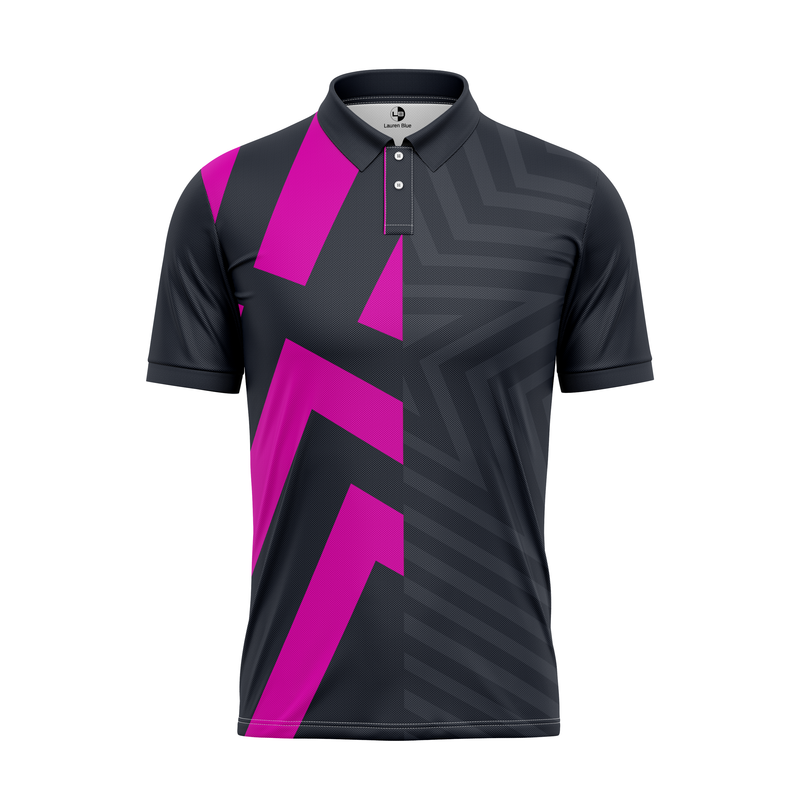 Moisture Fit Golfer Half Star Pink