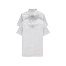 White short sleeve button up