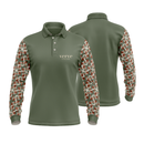 Verve College - Long Sleeve Primary School Golfer Green (AERO-FLEX)
