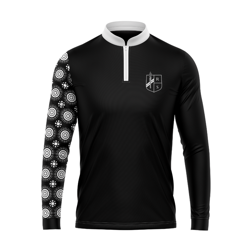 Rivonia Teacher Black Warmup Top