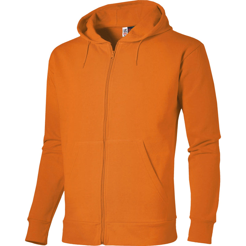 Mens Bravo Hooded Sweater - Orange Only