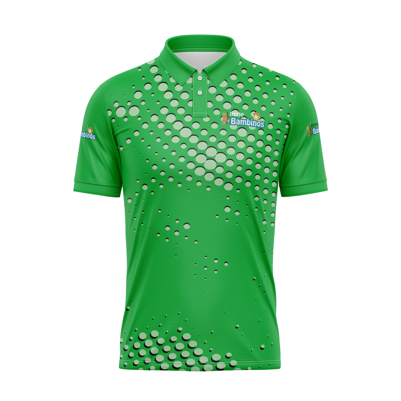 Little Bambinos Golf Shirt Green (Monday)